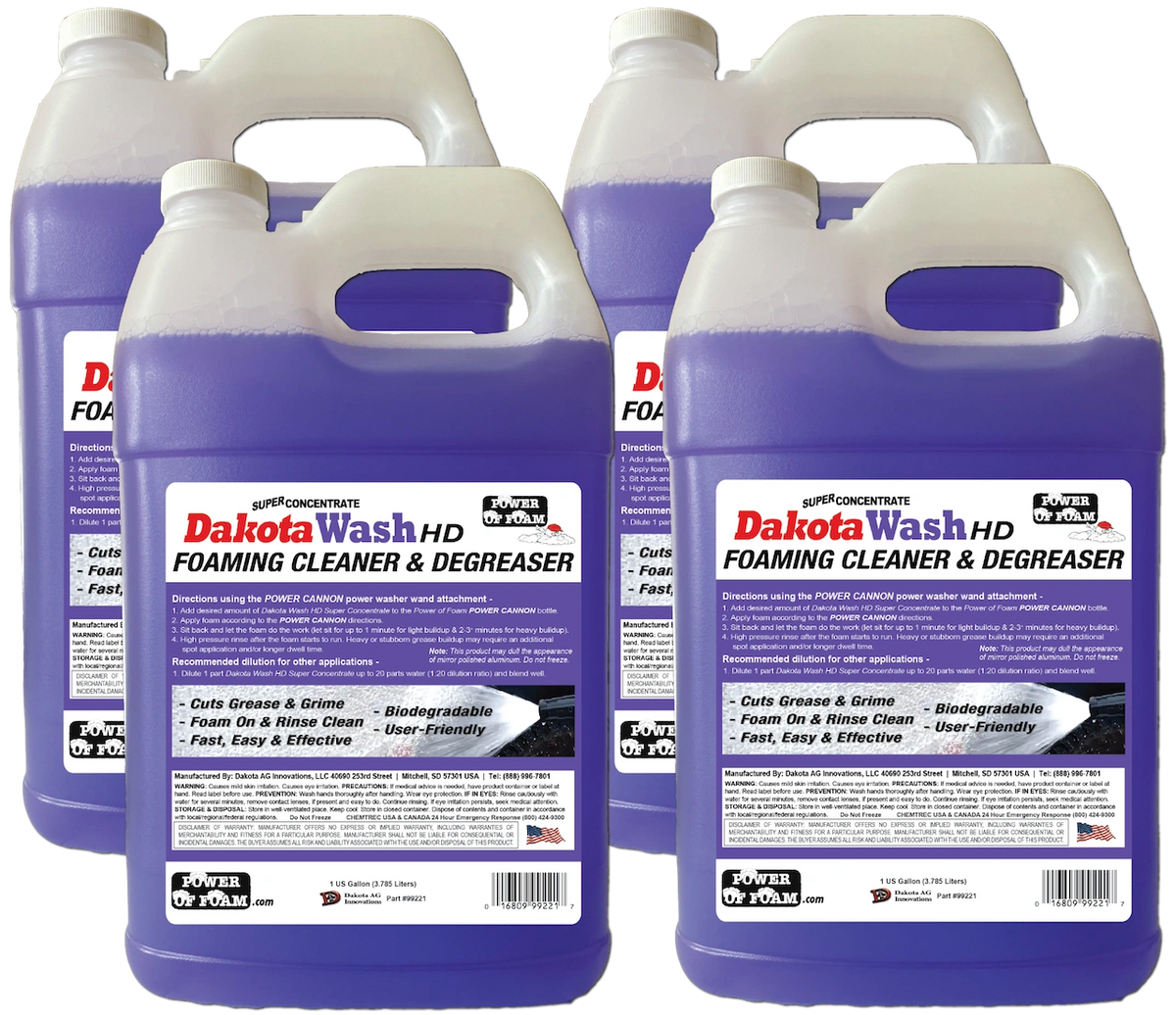 Dakota Wash HD Super Concentrate (4) 1 Gallon Jugs